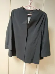 SOGO 黒 薄い スーツ スタイル 秋 ジャケット
