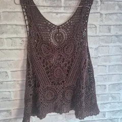 編み ノースリーブ