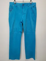 le coq sportif(ルコックスポルティフ) スポーティブ 青 コットンパンツ