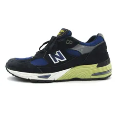 訳あり New Balance ニューバランス UK9.5D M991SLE MADE IN ENGLAND 英国製 スエード メッシュ 海外限定モデル 観賞向け NAVY  10007546