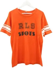 チャンピオン CHAMPION 80s トリコタグ フットボールTシャツ R.L.S USA製 ヴィンテージ オレンジ L