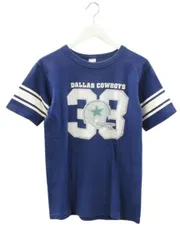 チャンピオン CHAMPION 80s トリコタグ フットボールTシャツ USA製 ヴィンテージ DALLAS COWBOYS ブルー M