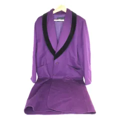 ★【コート】　FEMME de RAVI　ロングコート　紫　パープル　ジャケット　レディース