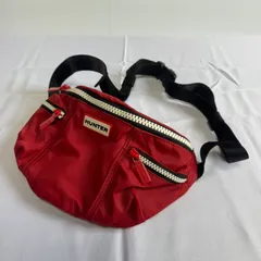 HUNTER ハンター UBP7020KBM オリジナル ナイロン バムバッグ 鞄 ウエストバッグ ボディバッグ ポーチ MILITARY RED【中古】 ユニセックス