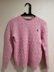 (新品) ポロ ラルフローレン 正規品 ピンク ケーブル ニット BOYS PLANET(ボイプラ) M
