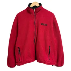 USA製 POLO SPORT ポロスポーツ RALPH LAUREN ラルフローレン フリースジャケット 赤 レッド Lサイズ No.P041