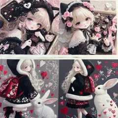 パネル生地　在庫処分‼️ 女の子16柄　313