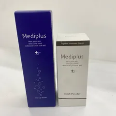 T3267 Mediplus メディプラス BRコンディショナー 保湿化粧液 120ml・ウォッシュパウダー 60g 計2点セットのサムネイル