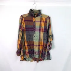 glitgern　グリッツァーン　シャツブラウス　カラフル　M　〇□のサムネイル