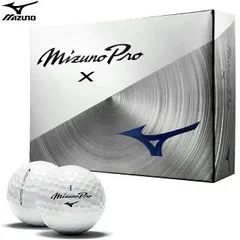 ミズノ メンズ 25 MizunoPro X ミズノ プロ エックス ゴルフボール 1ダース  ミズノ プロ エックス ボール 【25】のサムネイル