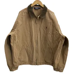 ラルフローレン  RALPH LAUREN 90's Polo by Ralph Lauren スイングトップ 襟コーデュロイ ジャケット ベージュ 201MT-5545 VB