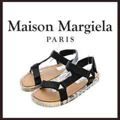 新品 未使用 メゾンマルジェラ カードボード ベルクロサンダル ブラック26cm【Maison Margiela】スポーツサンダル ストラップサンダルのサムネイル