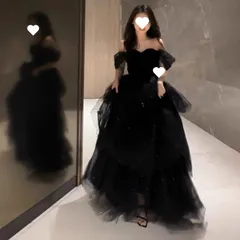 【送料無料】黒 ロングドレス イブニングドレス プリンセスライン上品大人向け 軽奢 セレモニー フォーマル マーメイド風味 成人式 誕生日 声楽 コンサート 発表会 オーディション 演奏会 ステージ衣装 ビスチェ ドレス グランドフロア丈 長袖じゃない 華やか