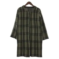 ローズバッド ROSE BUD ロング カーディガン チェック グリーン F ■ECA001