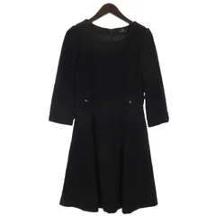 KarL Park Lane ワンピース 七分袖 ネイビー 9 ■ECA001