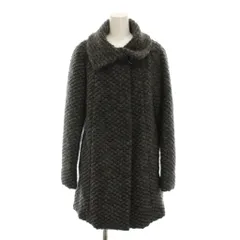 クリスチャンオジャール CHRISTIAN AUJARD ニットコート 9AT 上着 グレー ショールカラー 長袖 凹凸編み /LP ■ECB002のサムネイル
