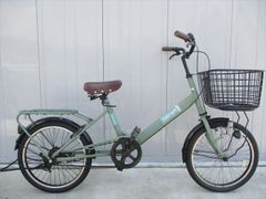 E942 Fully serviced, ready-to-ship used mini velo bicycle [20-inch, green]
