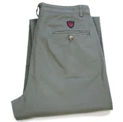 90s POLO GOLF ラルフローレン CLASSIC GOLF PANT ツータック コットン チノパン グレー W30 L32★ビンテージ スラックス ゴルフ