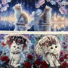 パネル生地　在庫処分‼️ 猫16柄　318