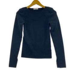 CLANE SHOULDER PADS POLO KNIT TOPS ブルー - メルカリ