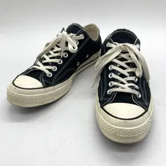 CONVERSE コンバース Chuck Taylor 70 CT70 チャックテイラー70 162058C スニーカー ローカット シューズ キャンバス アメカジ カジュアル メンズ 27.5cm ブラック 靴 B16101◆