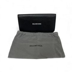 BALENCIAGA バレンシアガ 長財布 レザー エブリデイ ブラック 594289