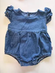 デニム　ロンパース　ベビー服