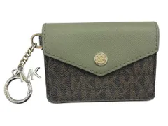 MICHAEL KORS (マイケルコース) カードケース パスケース 小銭入れ シグネチャー チャーム 35F0GW9D1B ブラウン×ブラウン レディース/028