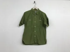 本物オムニゴッドOMNIGODコットン半袖シャツメンズサーフアメカジミリタリーストリートスケーターワークビジネススーツモードゴルフドレスカーキ4日本製XLのサムネイル