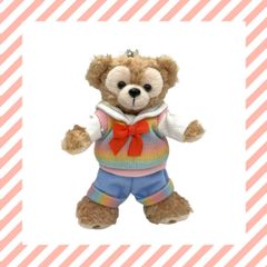 ディズニー ぬいぐるみバッジ【ダッフィー】ハートフェルトレターズオブフレンドシップ ダッフィー＆フレンズ 東京ディズニーリゾート TDR