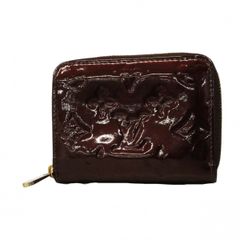 【6cc4168】ルイヴィトン コインケース ヴェルニ ジッピーコインパース M93607  アマラント【中古】レディース