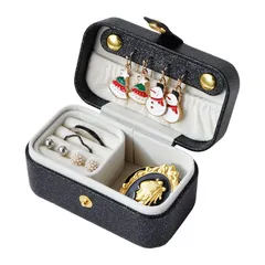 コンパクト ジュエリーボックス 9.5*5*5cm 収納ケース 旅行 携帯 便利 小分け ピアス リング イヤリング ネックレス 保管