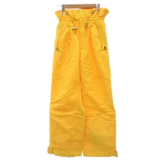 デサント DESCENTE スキーウエア パンツ 11 黄色 イエロー 無地 ゴムウエスト /SX ■ECF003のサムネイル