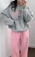 フード付きTシャツ (裏起毛 裏地)