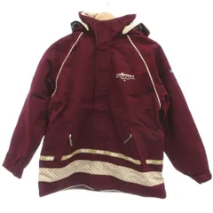 エレッセ ellesse 美品 スキーウェア ジャケット 9 赤 レッド フード付き /NL ■ECF003