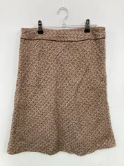 ショート/ミニスカート ウエスト70 ブラウン