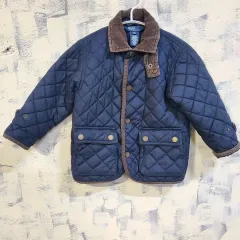 ポロラルフローレン キッズ ネイビー キルティング ジャケット 24M