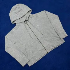 ポロ Ralph Lauren(ラルフローレン) グレー フード付き ジップアップパーカー