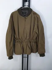 イザベルマラン 春 ブルゾン 軽量 ダウン ショートジャケット カーキ 38