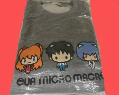 EVANGELION エヴァンゲリオン グレー スウェット ヴィンテージ アニメ半袖Tシャツ