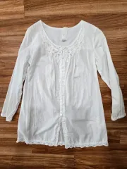 ビンテージレース ミニワンピース シャツ ブラウス