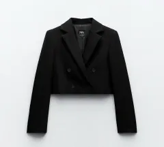 ZARA ザラ クロスクロップド ブレーザー S サイズ