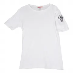 ジャンポールゴルチエJean Paul GAULTIER www.jpgaultier.com ミノタウロス刺繍ピアスTシャツ 白LLのサムネイル