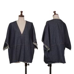 今季完売品 Drawer SPRING2 コットンシルクデニムライクブラウス 