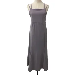 レイカズン Ray cassin ワンピース キャミワンピ マーメイド ロング 無地 ノースリーブ F 紫 パープル