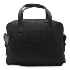 CHANEL シャネル ニュートラベルライン ハンドバッグ 2WAY トートバッグ ナイロンジャガード レザー ブラック 黒 A15970