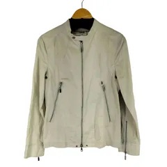 キャサリンハムネットロンドン KATHARINE HAMNETT LONDON リネン混 シングルライダースジャケット メンズ JPN：M のサムネイル