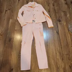 マイケルコース ピンク ジーン デニム セット サイズ US M 韓国 L ストレッチあり 最高