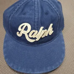 POLO Ralph Lauren（ポロ） ラルフ ローレン アップリケ ツイル ボールキャップ ネイビー