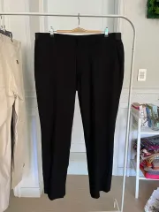 オーバーサイズ 黒 スラックス ズボン